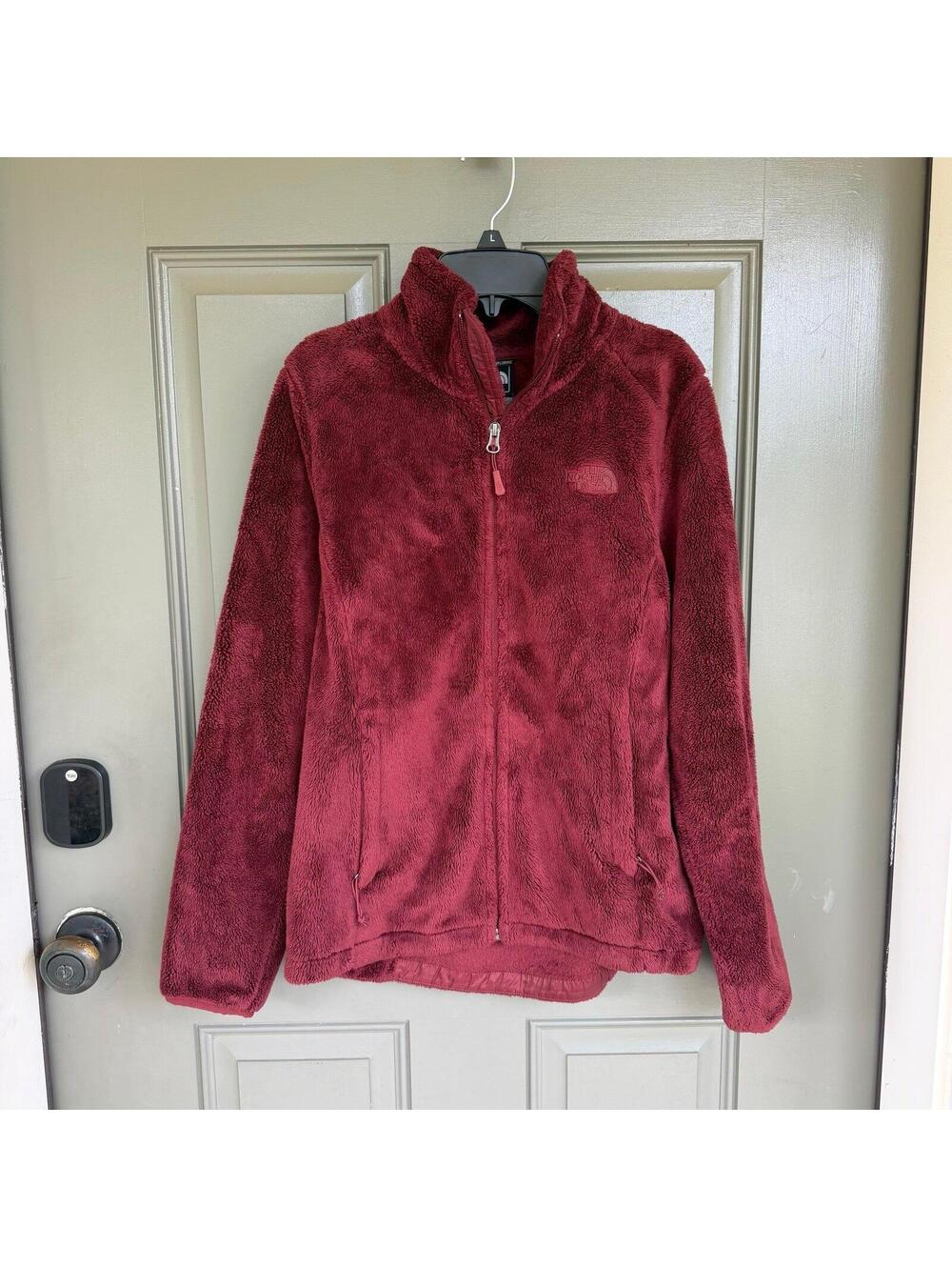 The North Face Osito Full Zip Fleece Jacket Burgundy Maroon Women’s Size Small